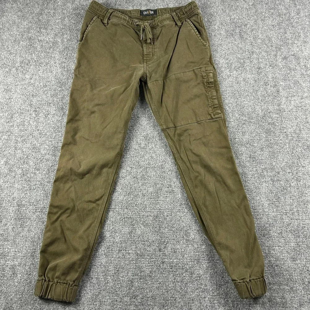 DU/ER N2X Relaxed Taper Joggers Mens 32x31 Olive Green‎ Performance Cargo Pants